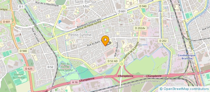 localisation de l'entreprise MADAME MANON TETTART à DUNKERQUE