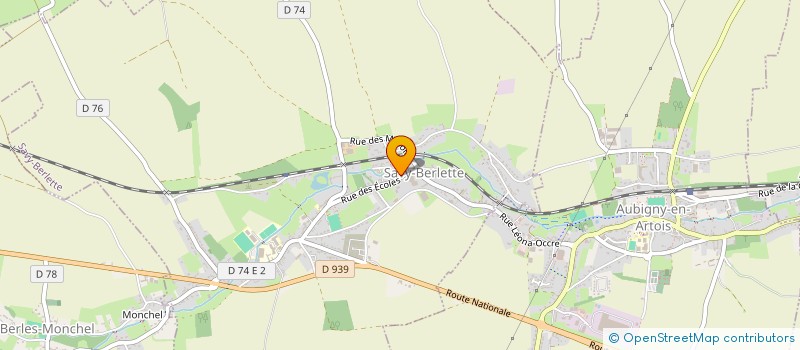 localisation de l'entreprise MADAME MANON THELLIER  SAVY-BERLETTE