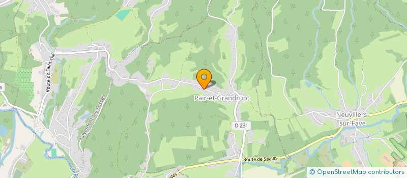 localisation de l'entreprise MADAME MANON THOMAS  PAIR-ET-GRANDRUPT