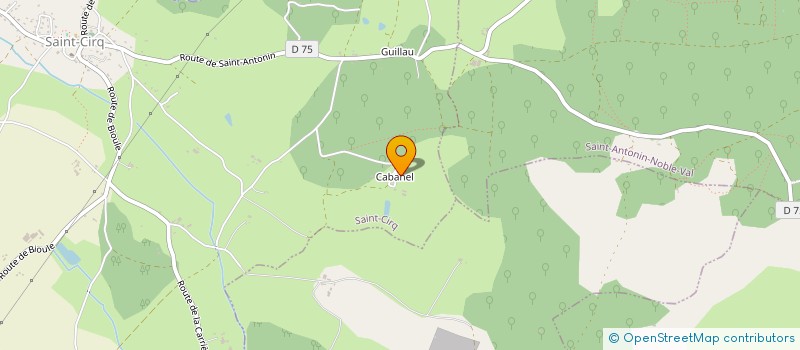 localisation de l'entreprise MADAME MANON THOMAS  SAINT-CIRQ