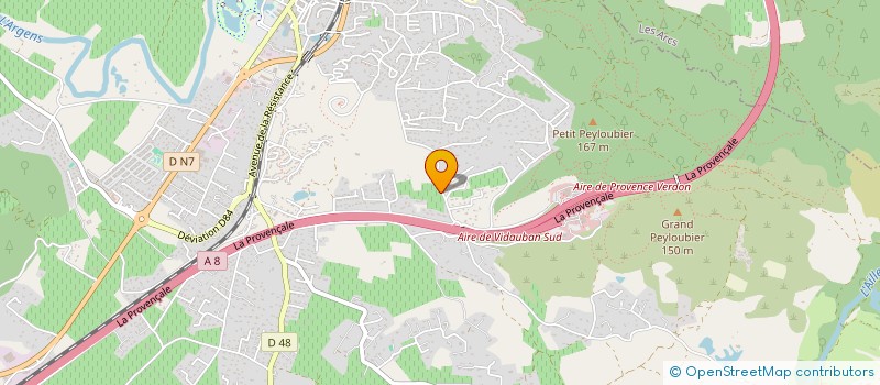 localisation de l'entreprise MADAME MANON THOMASSIN  VIDAUBAN