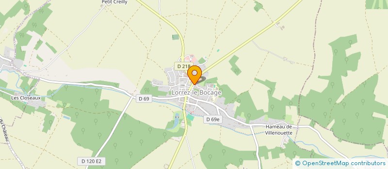 localisation de l'entreprise MADAME MANON THORAILLER  LORREZ-LE-BOCAGE-PREAUX