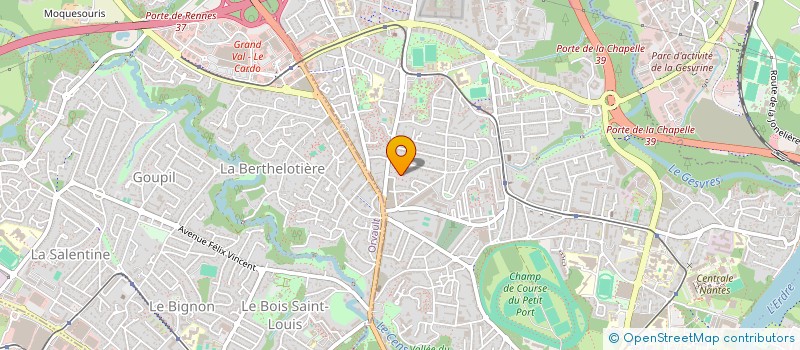 localisation de l'entreprise MADAME MANON THOUROUDE  QUIMPER