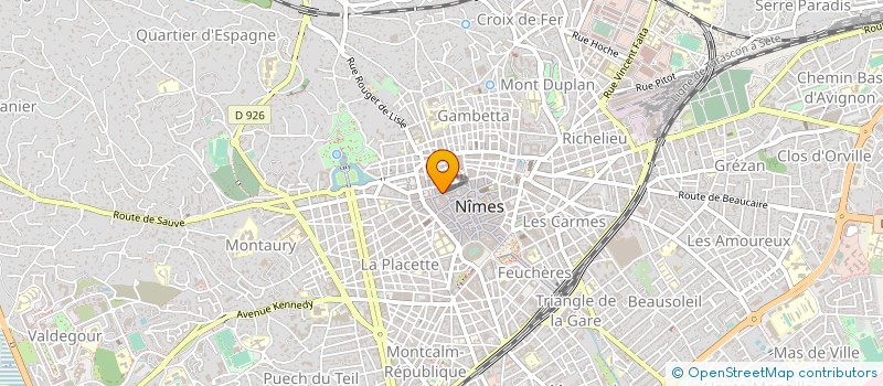 localisation de l'entreprise MADAME MANON THYSSEN à NIMES