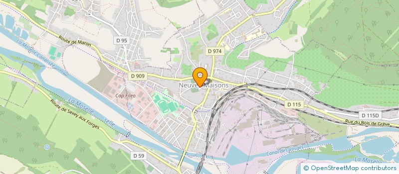 localisation de l'entreprise MADAME MANON TILLEMENT  ESSEY-LES-NANCY