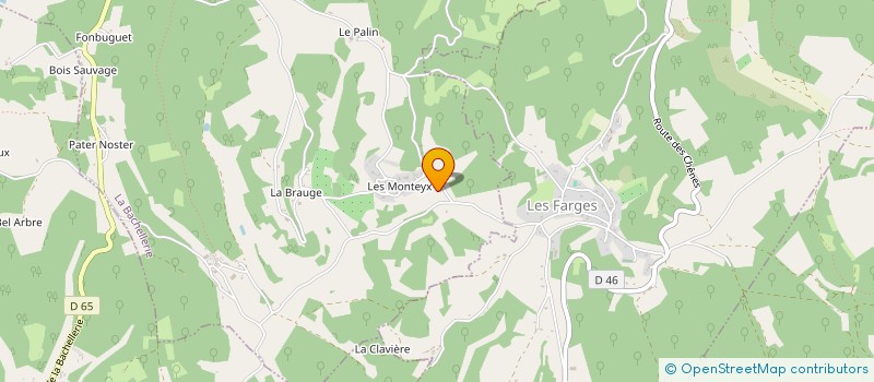 localisation de l'entreprise MADAME MANON TISSIDRE à LA BACHELLERIE