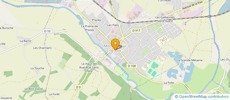 localisation de l'entreprise MADAME MANON TONDEREAU  MONTOIRE-SUR-LE-LOIR