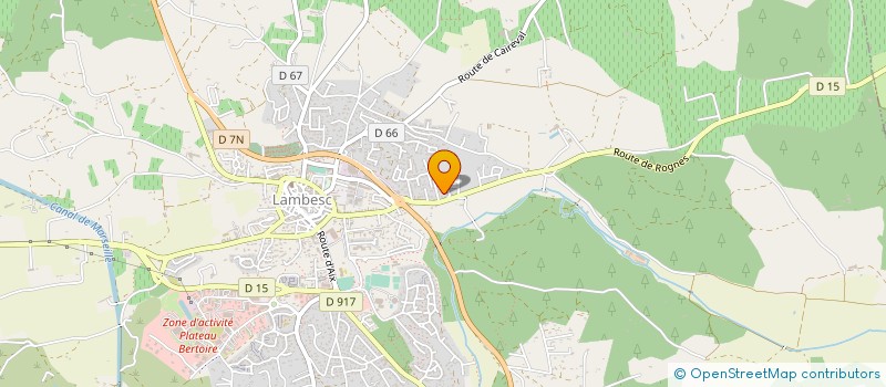 localisation de l'entreprise MADAME MANON TONELLI  LAMBESC