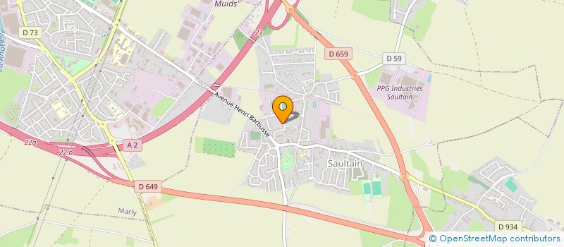 localisation de l'entreprise MADAME MANON TOPOLEWSKI  SAULTAIN