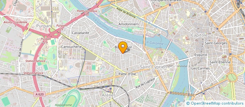 localisation de l'entreprise MADAME MANON TOUET  TOULOUSE