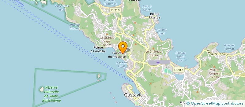localisation de l'entreprise MADAME MANON TOUSSAINT à SAINT BARTHELEMY