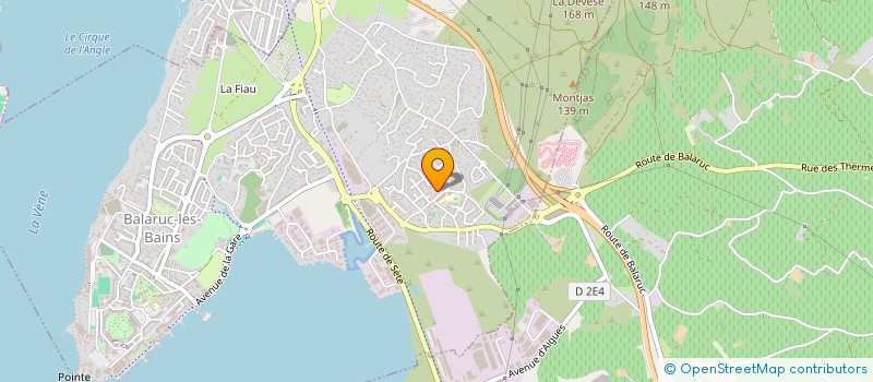 localisation de l'entreprise MADAME MANON TRAPET  BALARUC-LES-BAINS