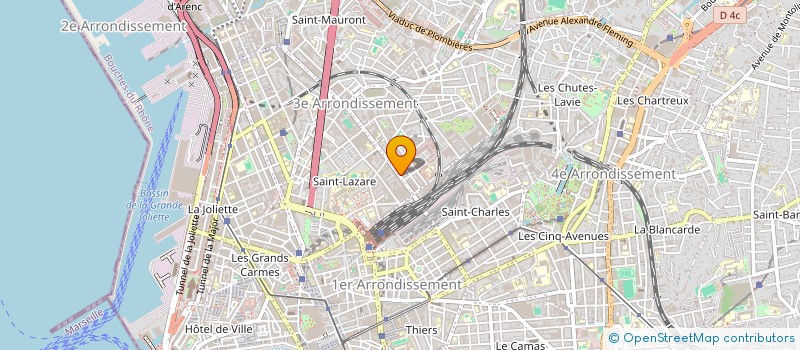 localisation de l'entreprise MADAME MANON TRENTESAUX à MARSEILLE