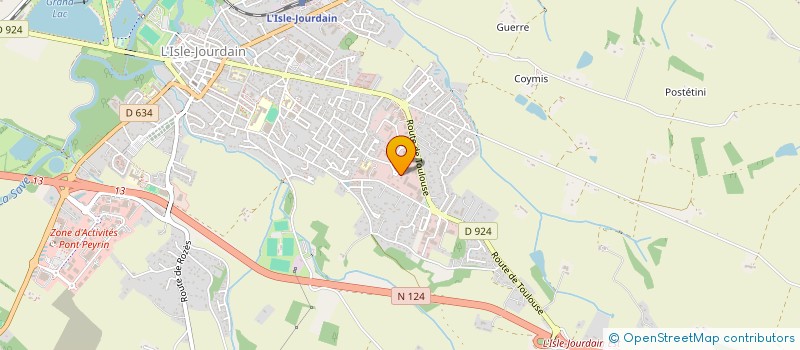 localisation de l'entreprise MADAME MANON TRESSEL  L'ISLE-JOURDAIN