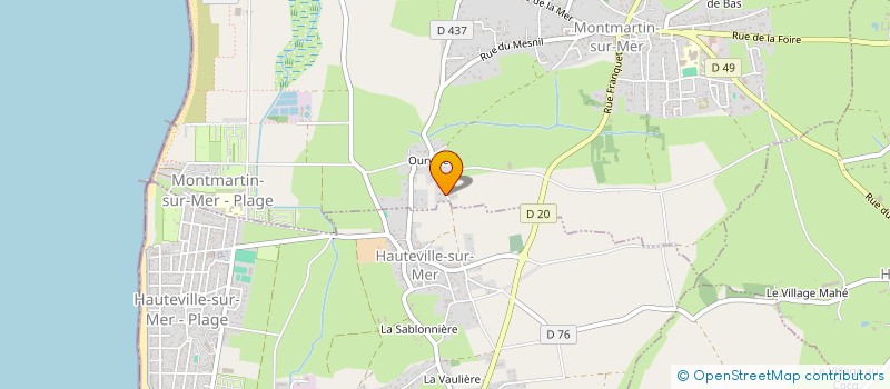 localisation de l'entreprise MADAME MANON TURGIS  MONTMARTIN-SUR-MER