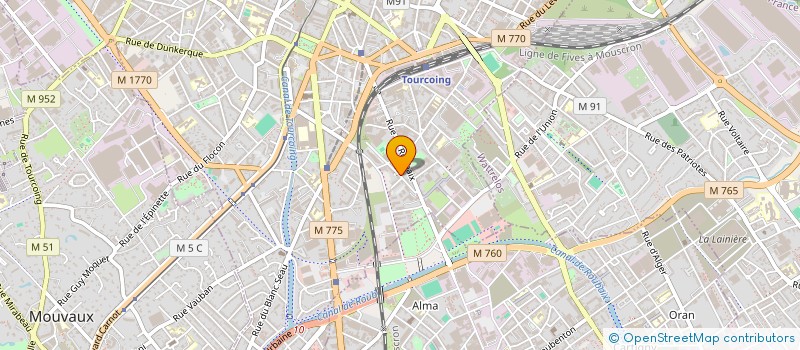 localisation de l'entreprise MADAME MANON UZUN  TOURCOING