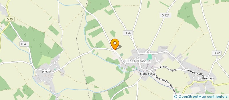 localisation de l'entreprise MADAME MANON VALENGIN  ILLIERS-L'EVEQUE