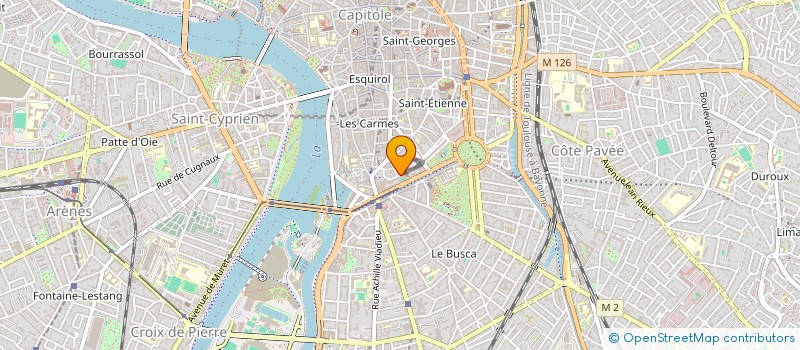 localisation de l'entreprise MADAME MANON VANIER  TOULOUSE