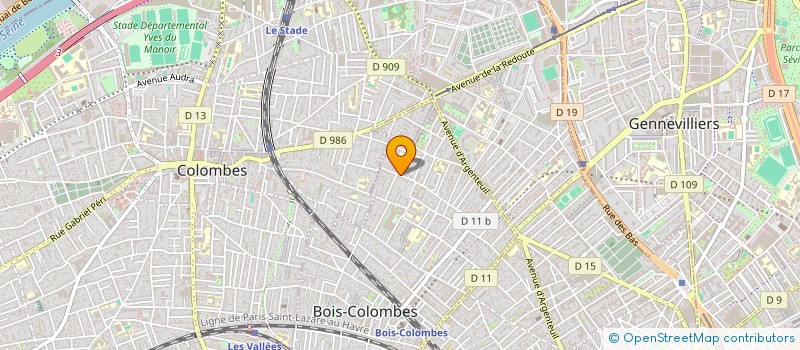 localisation de l'entreprise MADAME MANON VARGAS à BOIS COLOMBES