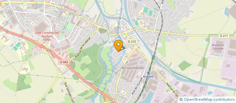 localisation de l'entreprise MADAME MANON VASSEUR  LONGUENESSE