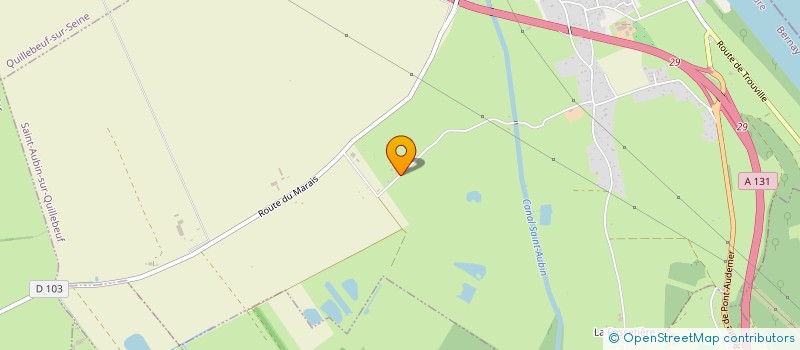 localisation de l'entreprise MADAME MANON VASSEUR  SAINT-AUBIN-SUR-QUILLEBEUF