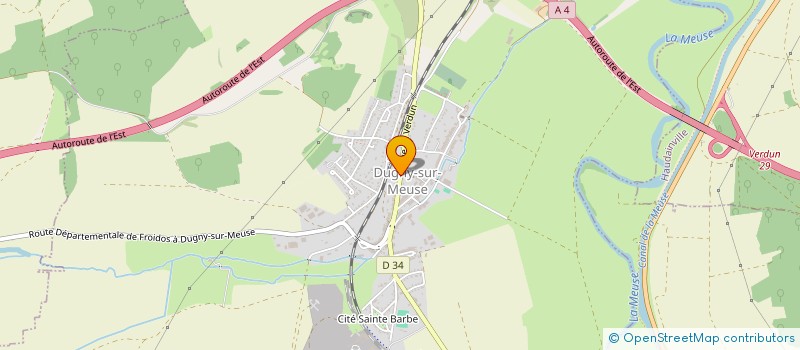 localisation de l'entreprise MADAME MANON VAUTHIER à DUGNY-SUR-MEUSE