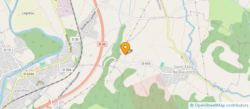 localisation de l'entreprise MADAME MANON VERGE  TOULOUSE