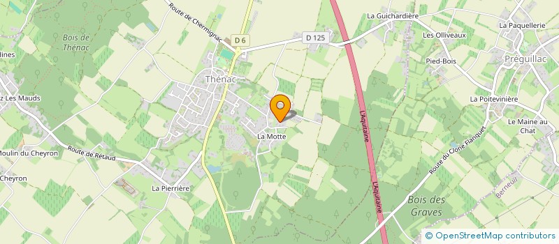 localisation de l'entreprise MADAME MANON VERLIAC  THENAC