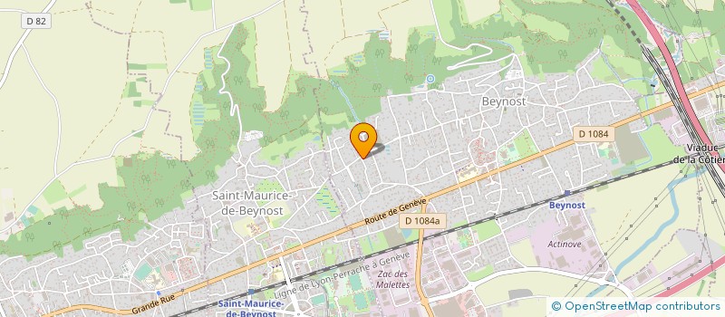 localisation de l'entreprise MADAME MANON VERSELIN  BEYNOST