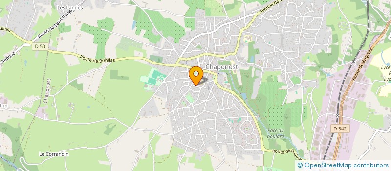 localisation de l'entreprise MADAME MANON VIART  CHAPONOST