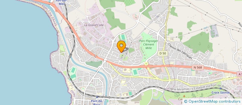 localisation de l'entreprise MADAME MANON VIDAL  PORT-DE-BOUC