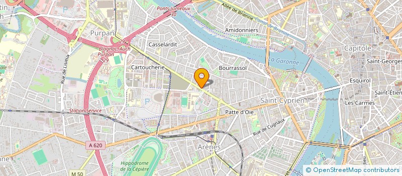 localisation de l'entreprise MADAME MANON VIGNAL à TOULOUSE