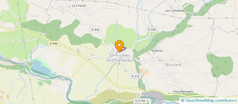 localisation de l'entreprise MADAME MANON VIGNE  SAINT-JULIEN-EN-CHAMPSAUR