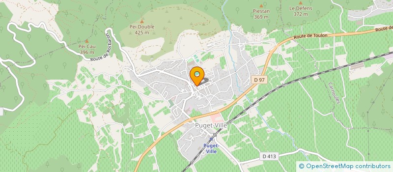 localisation de l'entreprise MADAME MANON VOILQUE  PUGET-VILLE