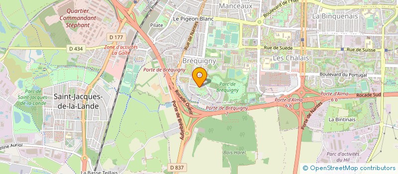 localisation de l'entreprise MADAME MANON VOISIN  RENNES