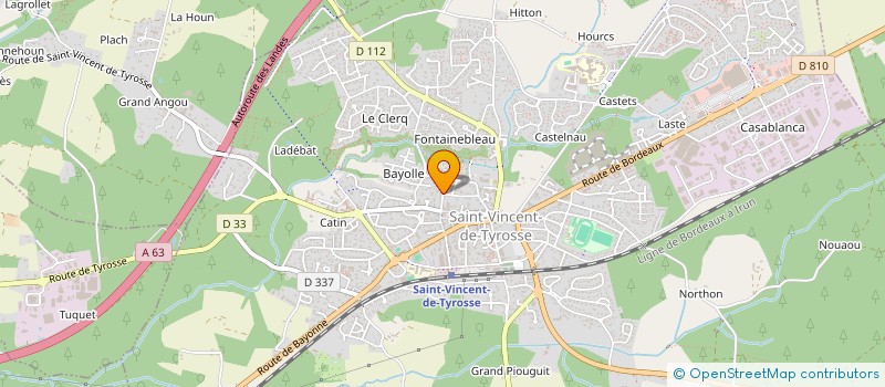 localisation de l'entreprise MADAME MANON VYNISALE  DAX