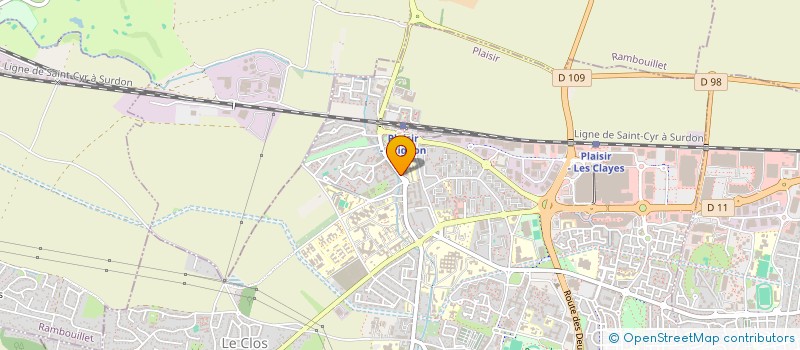 localisation de l'entreprise MADAME MANON WALTER  PLAISIR