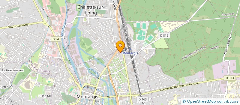 localisation de l'entreprise MADAME MANON WEBER à MONTARGIS
