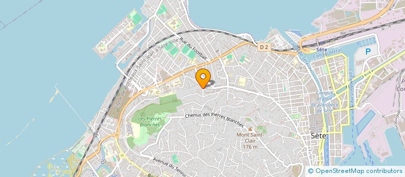 localisation de l'entreprise MADAME MANON WETZEL  SETE