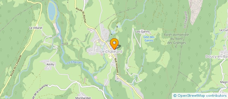 localisation de l'entreprise MADAME MANON WIECZORKIEWICZ  LE CHATELARD