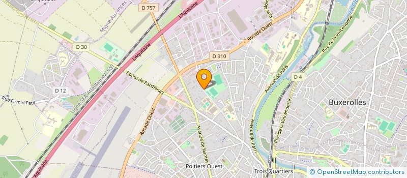 localisation de l'entreprise MADAME MANONA MANCEAU  POITIERS