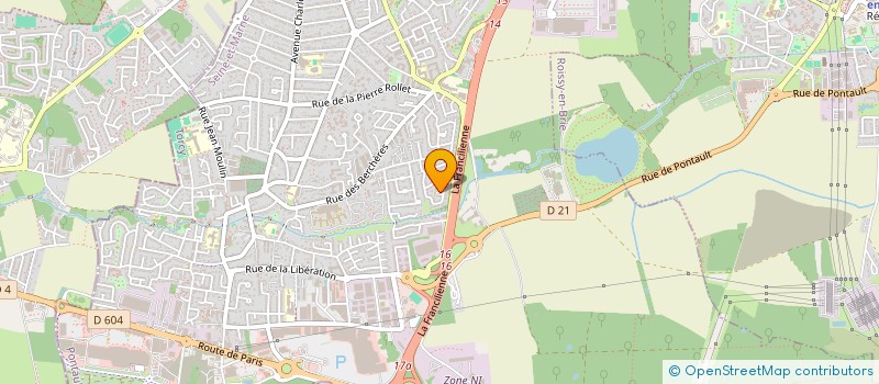 localisation de l'entreprise MADAME MANOR GAZA  PONTAULT-COMBAULT