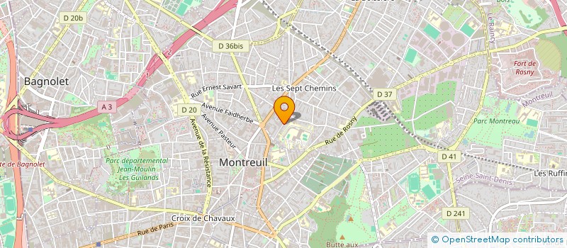 localisation de l'entreprise MADAME MANORAMA PURUSHOTHAM à MONTREUIL