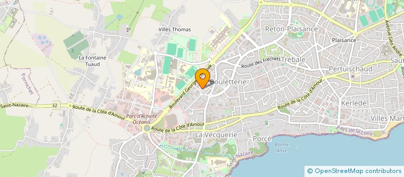 localisation de l'entreprise MADAME MANOU SANE à SAINT-NAZAIRE