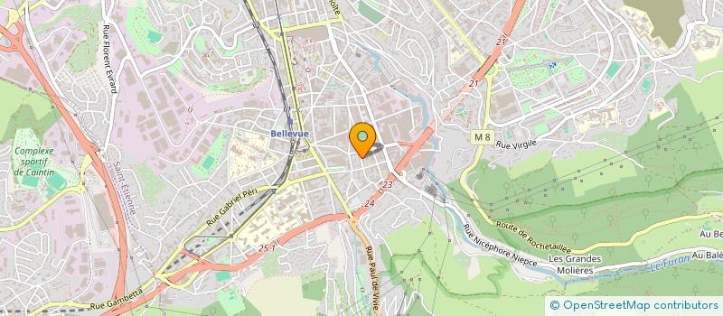 localisation de l'entreprise MADAME MANOUBA BOUMAIZA  SAINT-ETIENNE