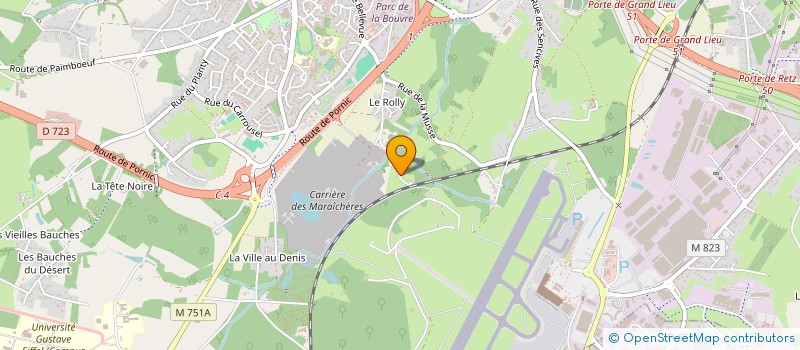 localisation de l'entreprise MADAME MANOUBIA BEN HAMOUDA à BOUGUENAIS