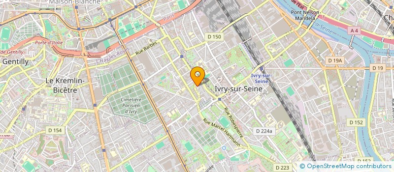 localisation de l'entreprise MADAME MANQI WANG  IVRY-SUR-SEINE