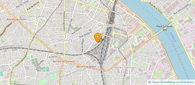 localisation de l'entreprise MADAME MANSIE JOHNPILLAI  BORDEAUX