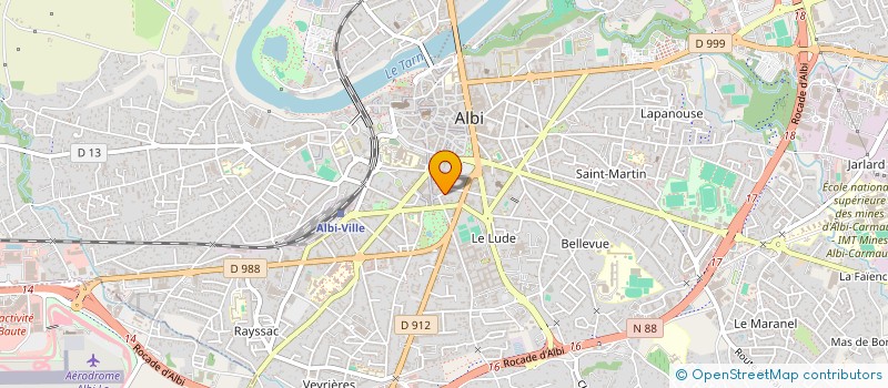 localisation de l'entreprise MADAME MANSOURIA BENNAMA à ALBI