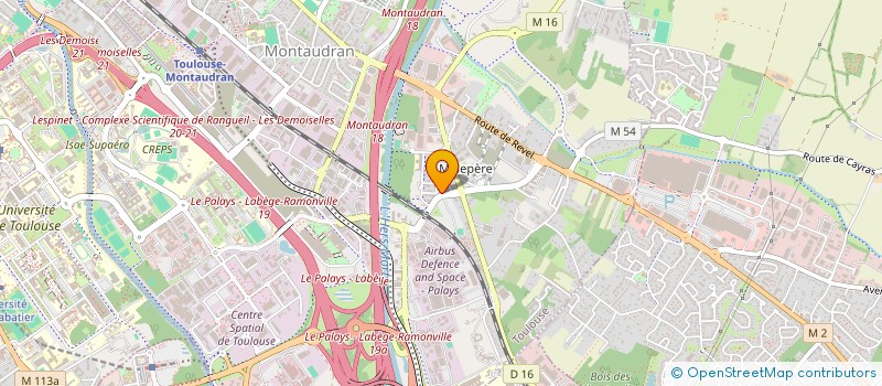 localisation de l'entreprise MADAME MANSOURIA KHAOUCHE  TOULOUSE